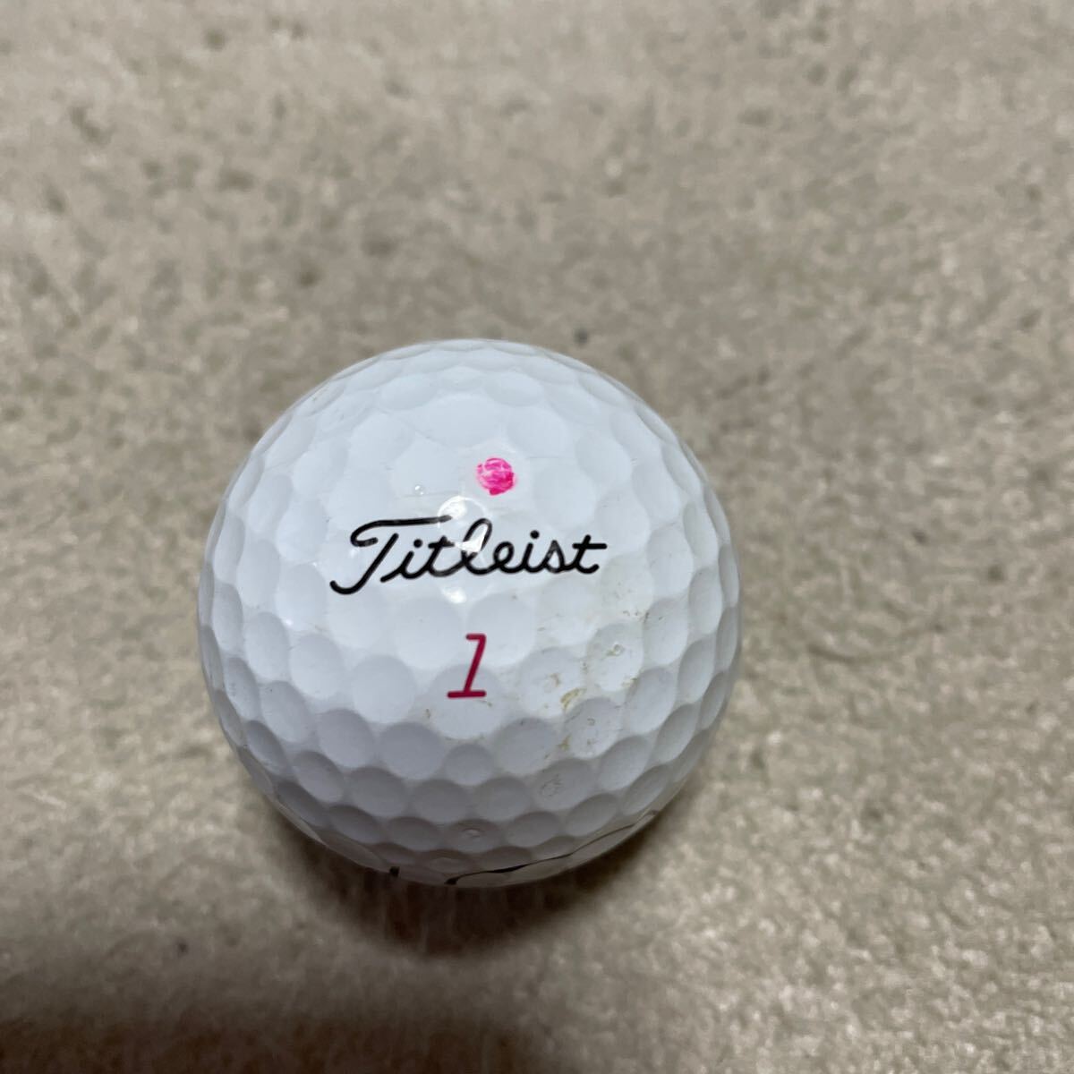 プロゴルファー石山千晶実使用直筆サイン入りゴルフボールの画像3