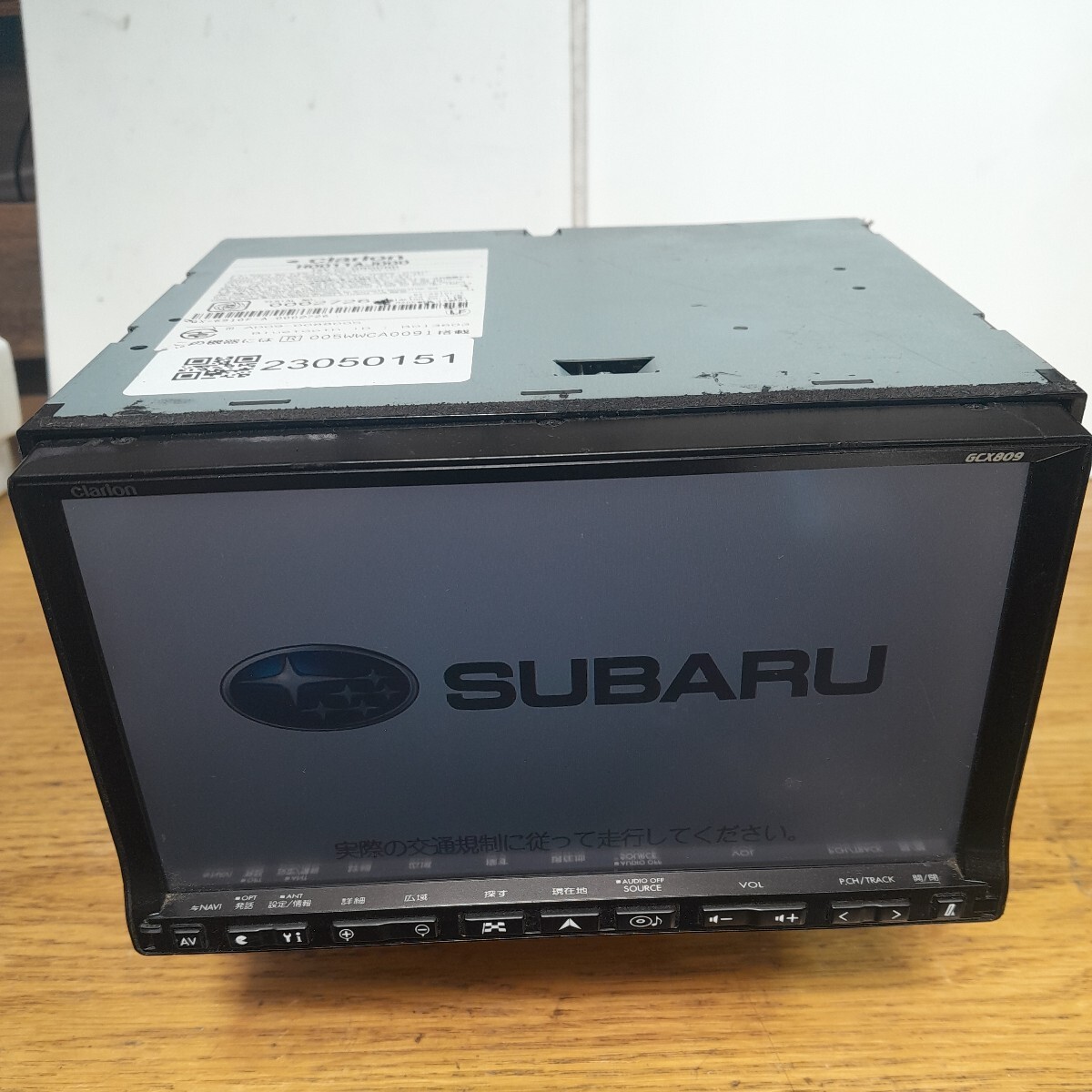  Subaru оригинальный Clarion * navi GCX809 карта данные Road Explorer HDD7.0( контрольный номер :23050151)