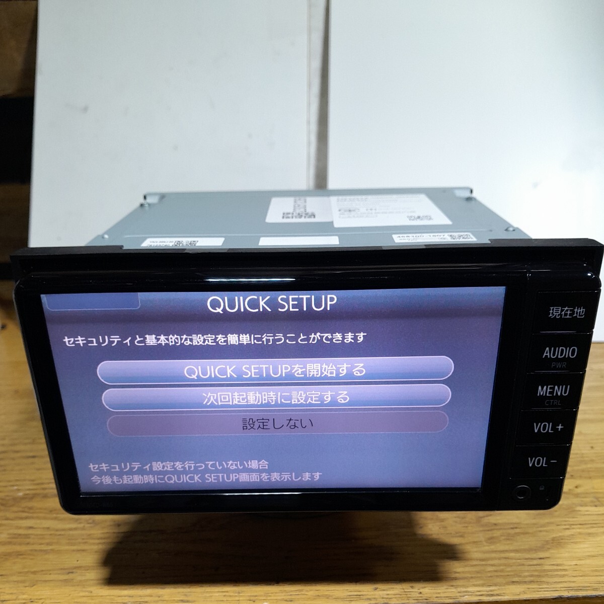  Toyota оригинальная навигация NSCD-W66( контрольный номер :23051236) карта данные SD карта отсутствует 