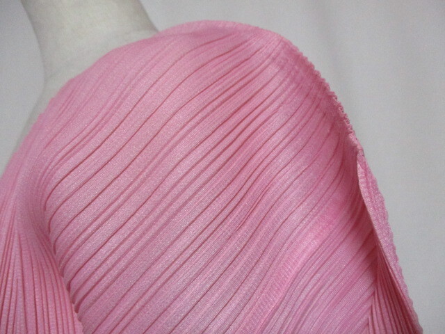 PLEATS PLEASE プリーツプリーズ ISSEY MIYAKE イッセイミヤケ●ピンク 長袖羽織ジャケットの画像4