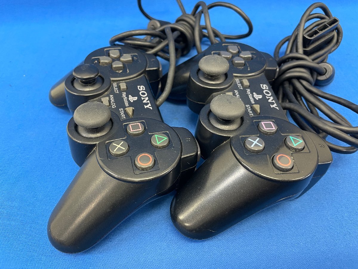 【ジャンク扱い】SONY/ PS2 PlayStation2 SCPH-70000 本体 動作未確認 プレステ 電源コードなし SCPH-10010 コントローラー2個付きの画像9