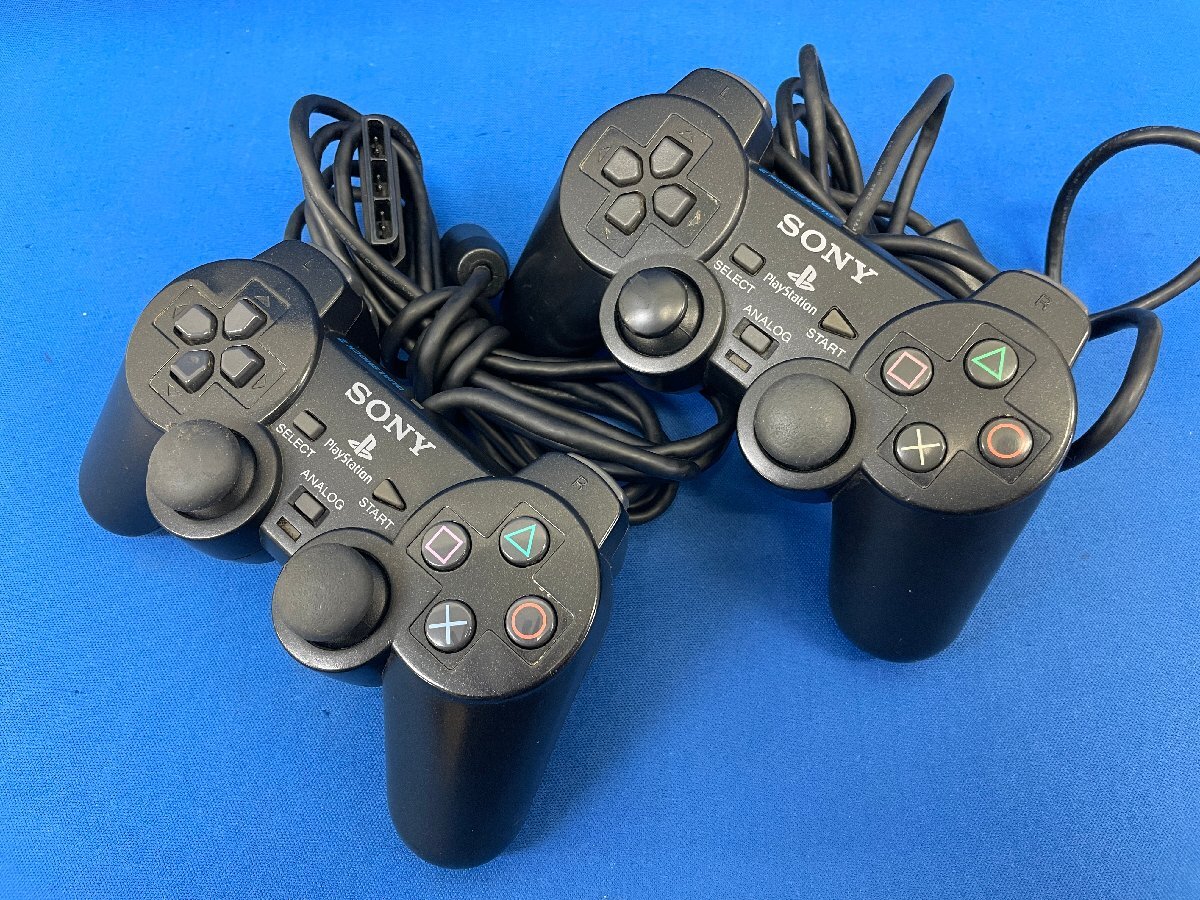 【ジャンク扱い】SONY/ PS2 PlayStation2 SCPH-70000 本体 動作未確認 プレステ 電源コードなし SCPH-10010 コントローラー2個付きの画像7