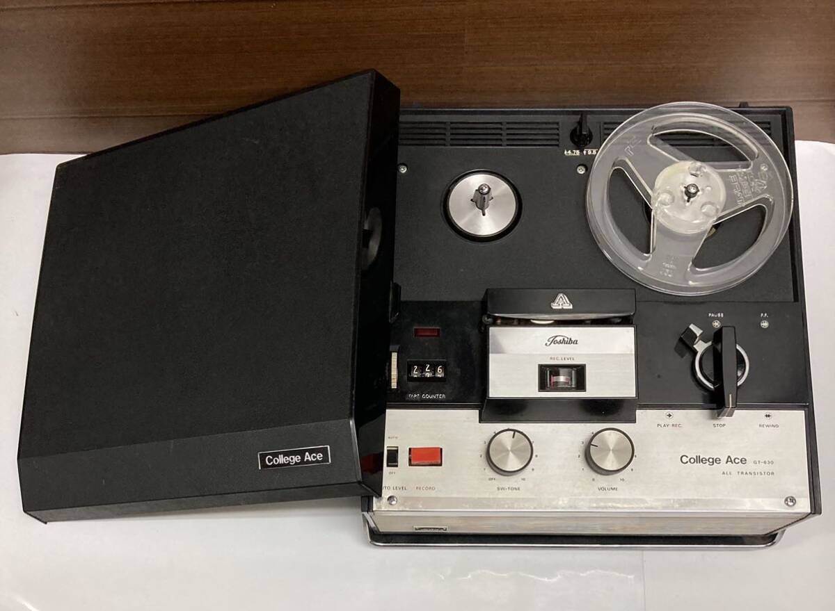TOSHIBA 東芝 テープレコーダー ♪ College Ace GT-630 オープン TOSHIBA 東芝 テープレコーダー ♪ College Ace GT-630 オープン