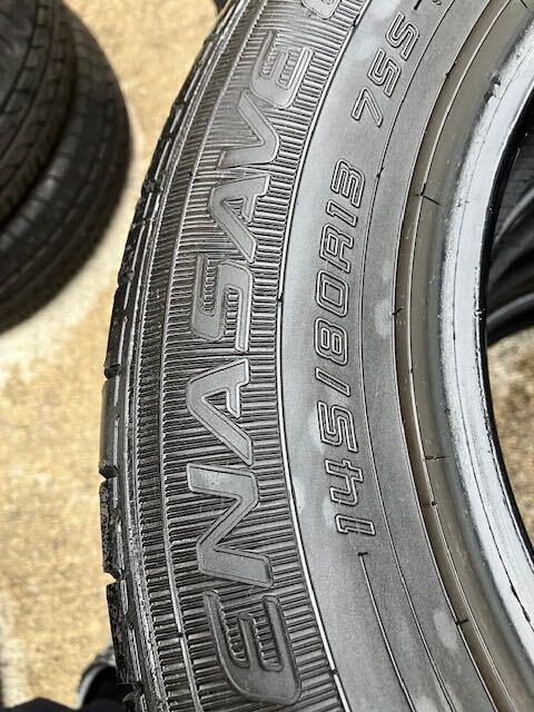 145/80R13 ダンロップ エナセーブ DUNLOP ENASAVE EC300 夏タイヤ4本セット 軽自動車 14タントミラ アルト N-BOX ムーヴ モコ ☆の画像4