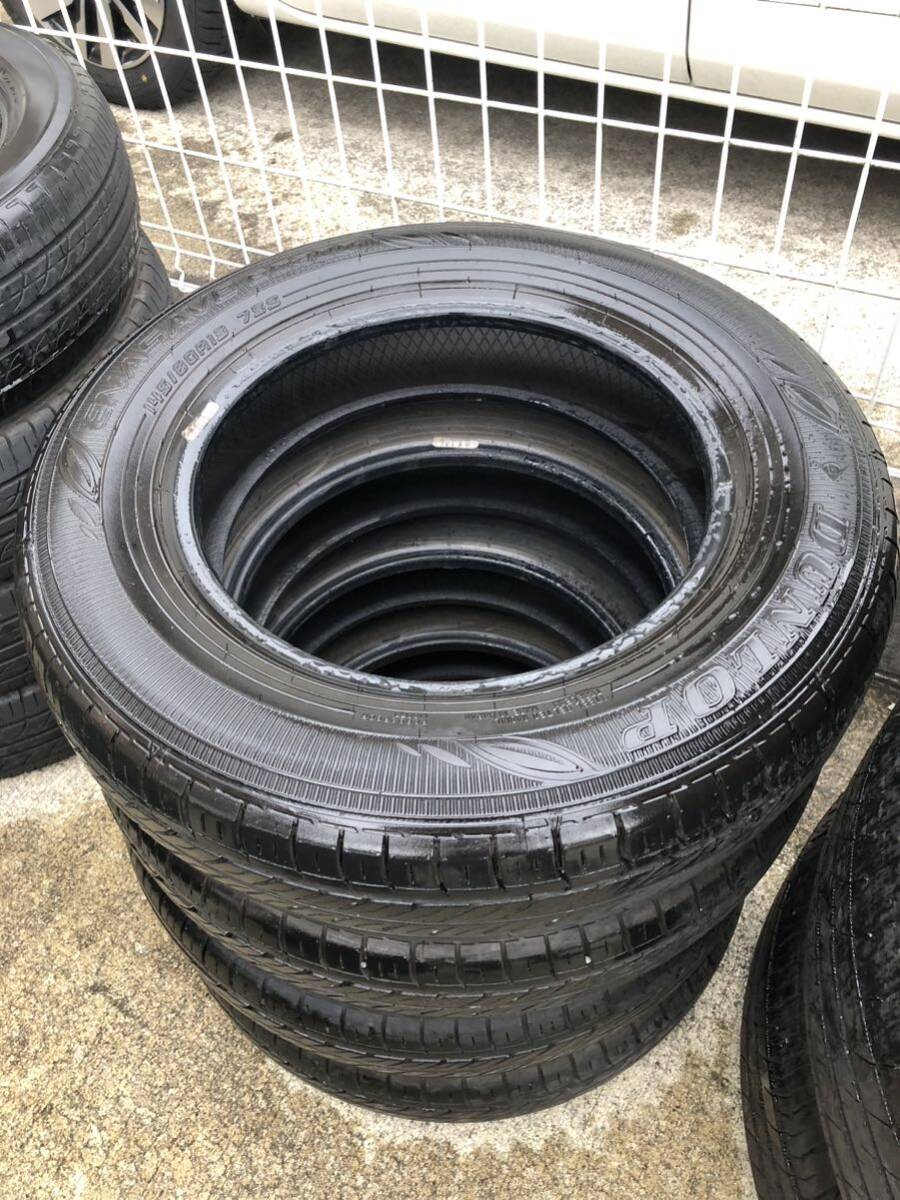 145/80R13 ダンロップ エナセーブ DUNLOP ENASAVE EC300 夏タイヤ4本セット 軽自動車 14タントミラ アルト N-BOX ムーヴ モコ ☆の画像2