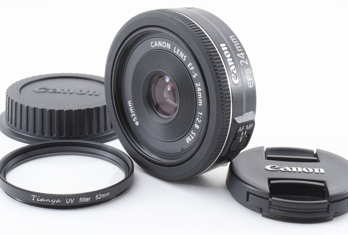 ★【限定！美品 超人気 パンケーキ】 Canon EF-S24ｍｍ F2.8 STM ★ EF-S2428STM ★ 2112547の画像1