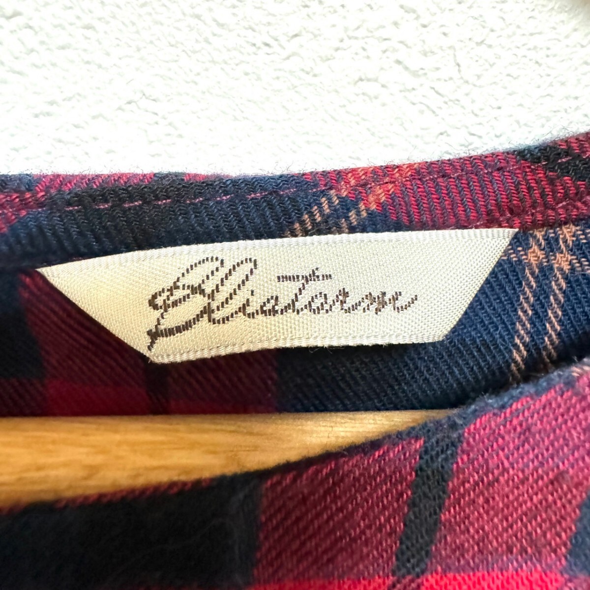 【Bliatorm】チェック柄プルオーバーシャツの画像9