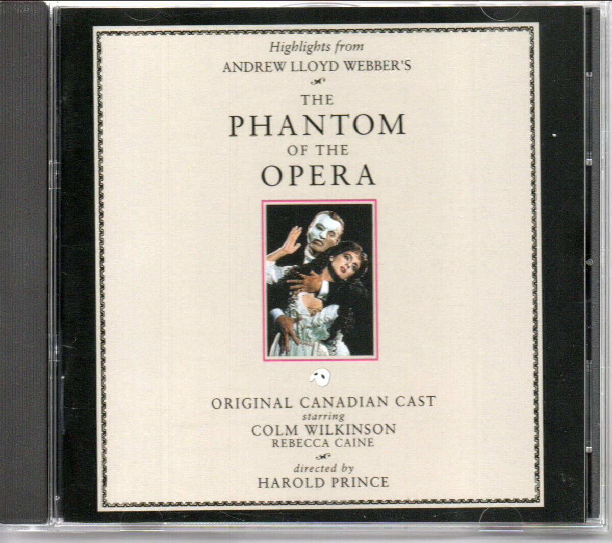 ミュージカル「オペラ座の怪人」オリジナル・カナダ・キャスト盤の画像1