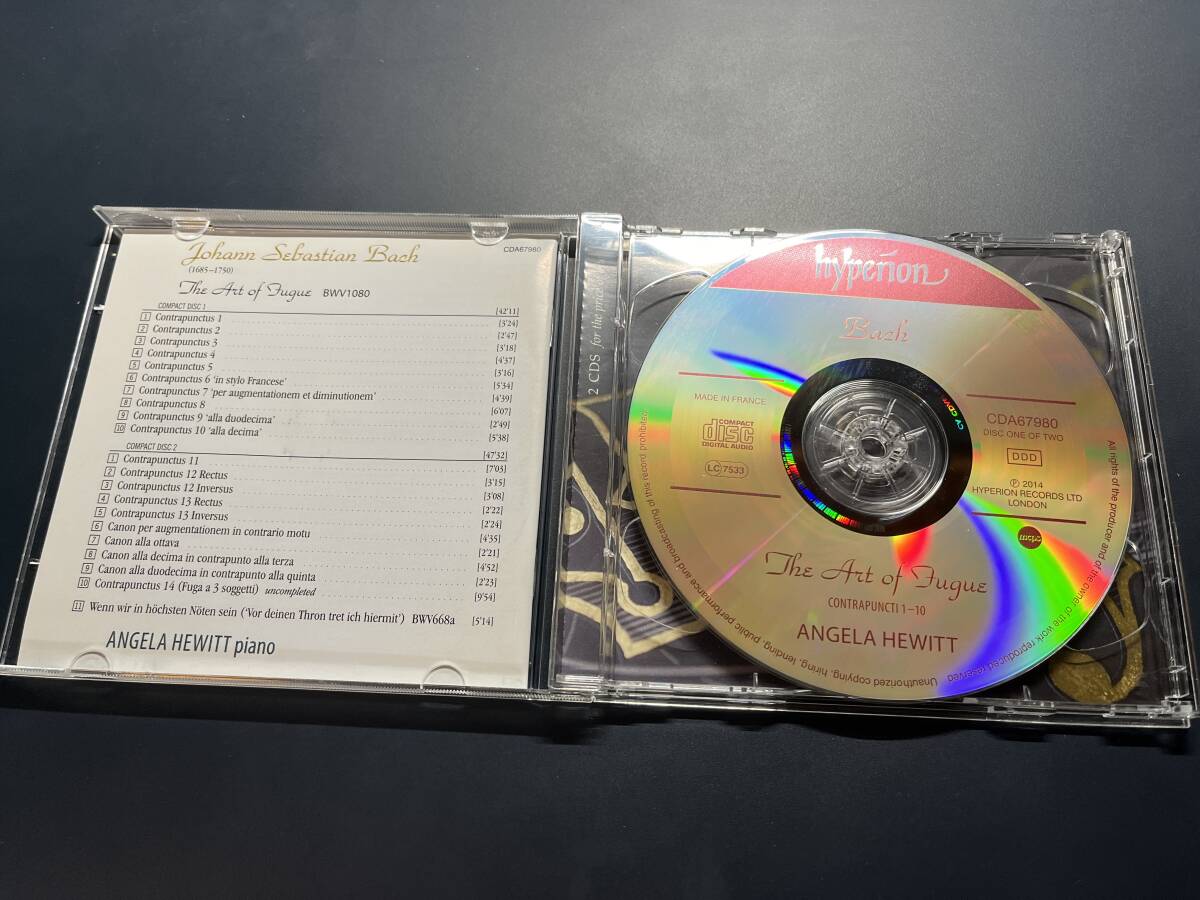 アンジェラ・ヒューイット（ピアノ）／バッハ：フーガの技法■輸入盤2CD_画像5