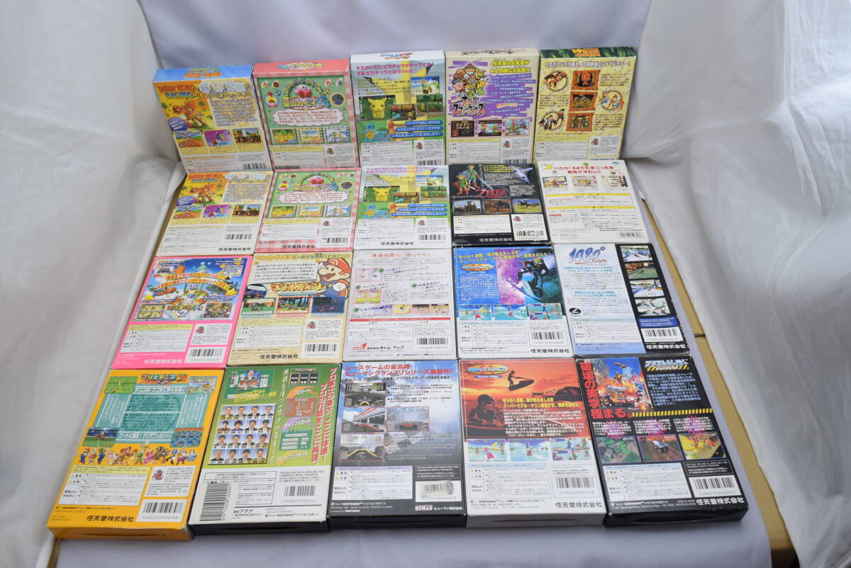 17_MK 739)[ Junk ] Nintendo 64 for soft 20 pcs set instructions attaching set sale smabla Zelda car bi. Mario etc. 