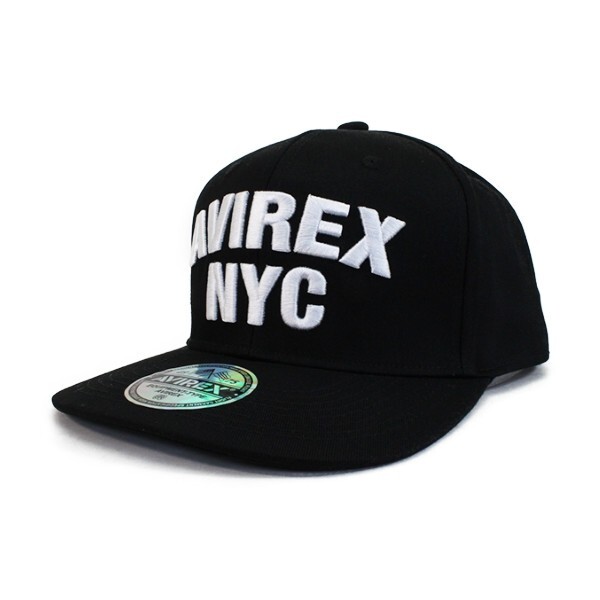 AVIREX アヴィレックス アビレックス ベースボールキャップ BBキャップ メンズ 帽子 ローキャップ NYC ブラック アウトドア_画像1