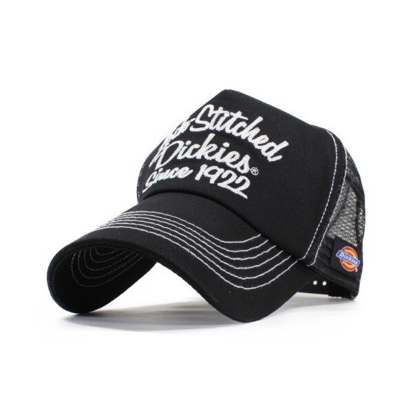 ディッキーズ Dickies Stitched メッシュキャップ ブラック メンズ レディース アメカジ 野球帽 帽子　ミリタリー_画像1
