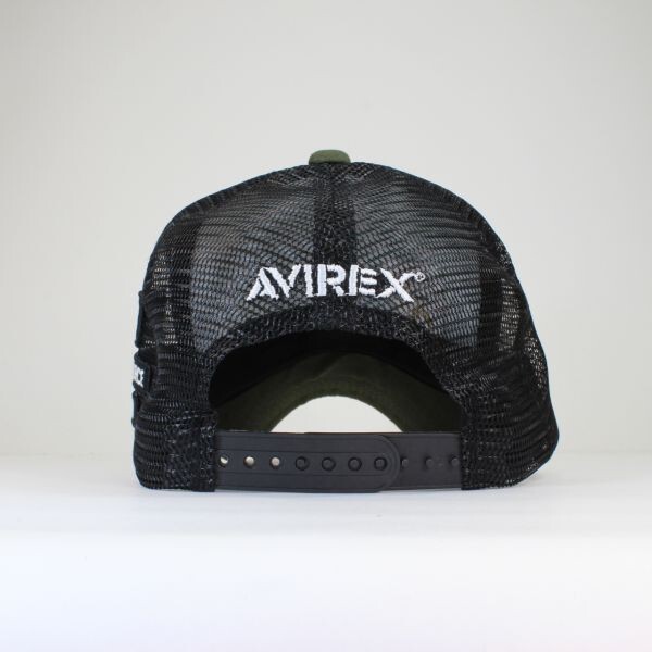アヴィレックス AVIREX SPACE PROJECT メッシュキャップ カーキ 帽子 メンズ レディース 新作 春夏 トレンドの画像3
