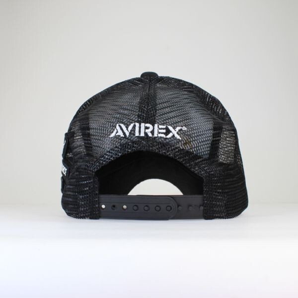 アヴィレックス AVIREX SPACE PROJECT メッシュキャップ ブラック 帽子 メンズ レディース 新作 春夏 トレンドの画像3