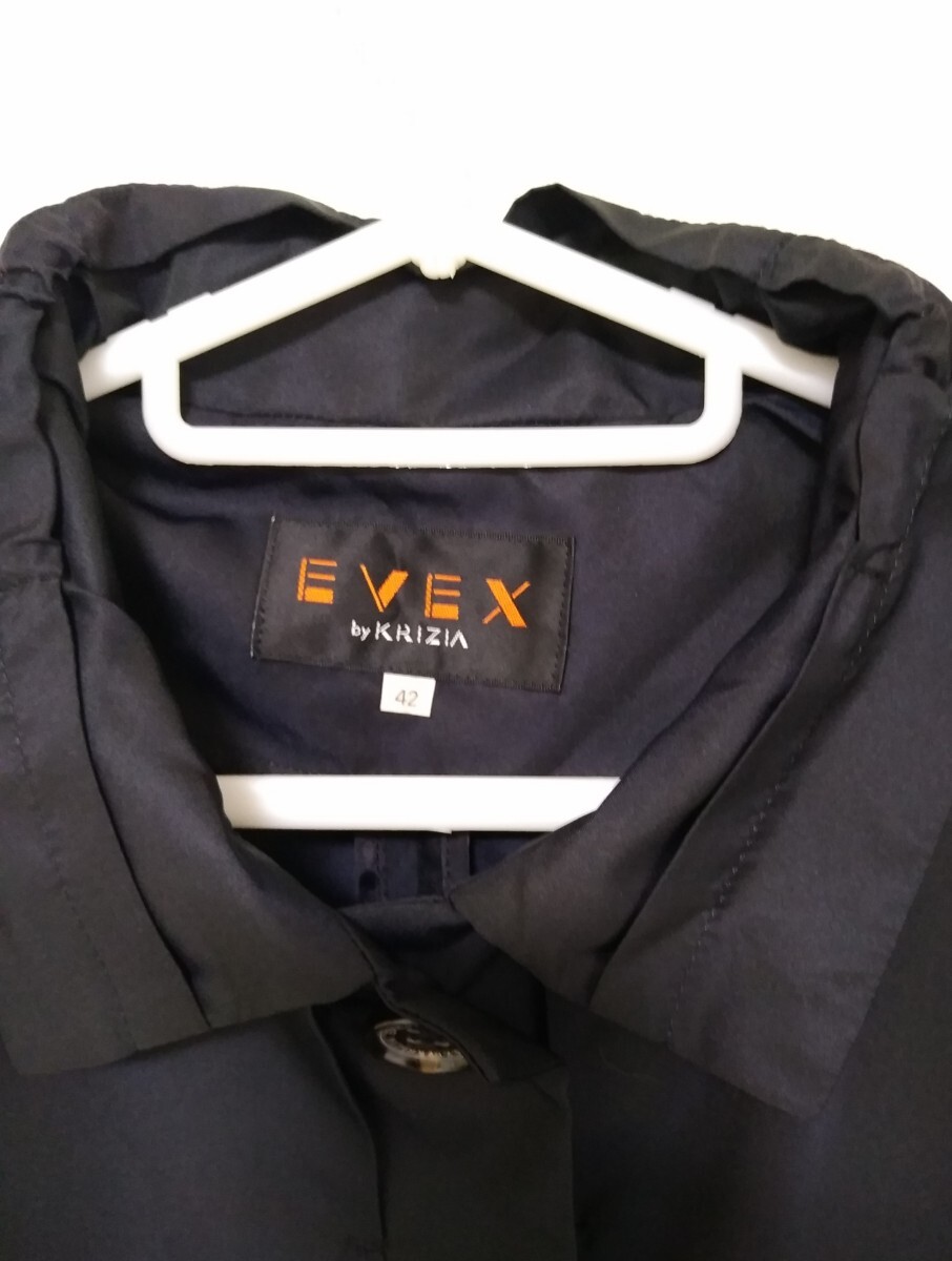 EVEX by KRIZIA エヴェックス コート 黒 ブラック タグ付きの画像4