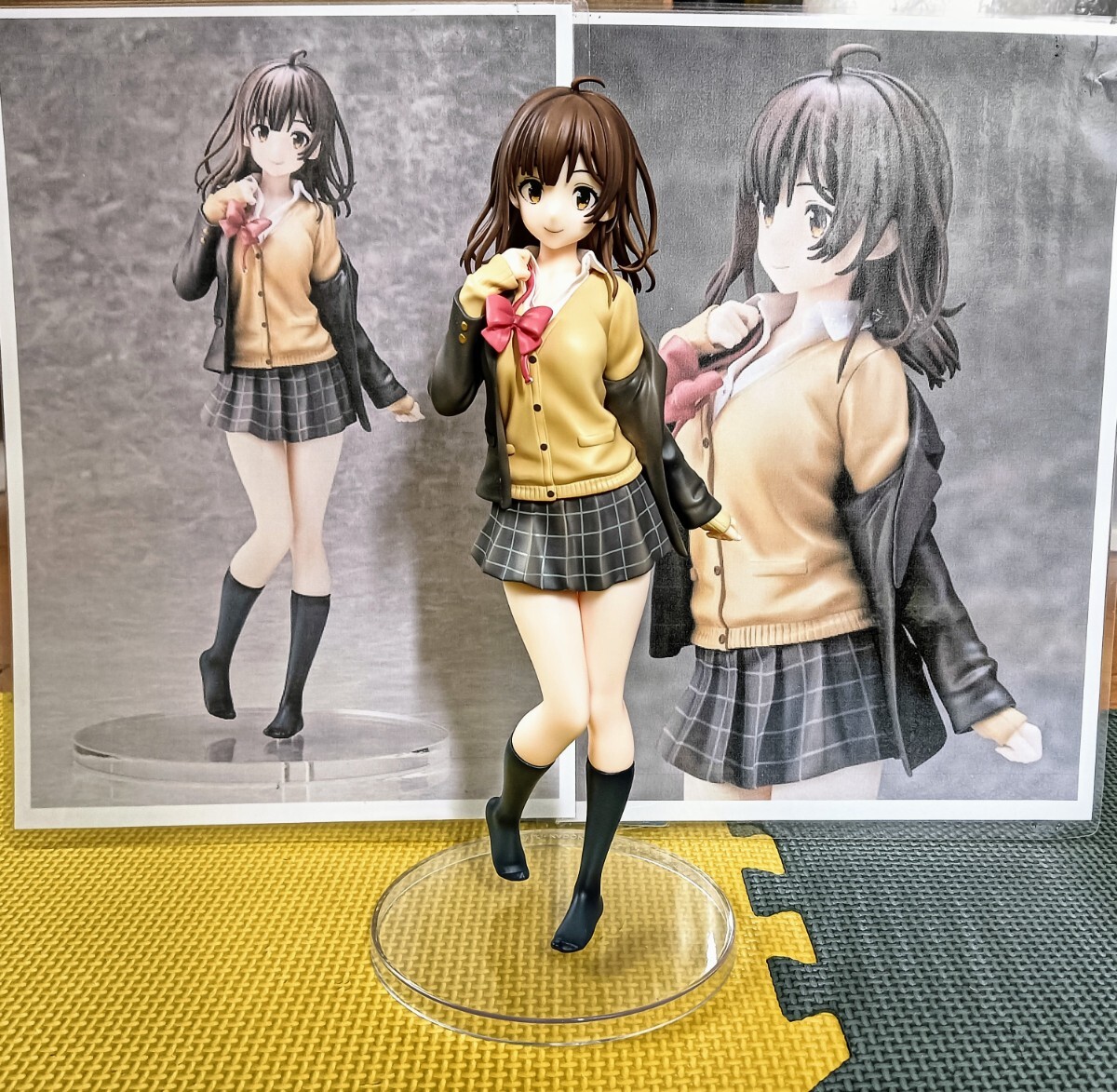 ☆★外箱なし ひげを剃る。そして女子高生を拾う。 荻原沙優 ノンスケール PVC&ABS製 塗装済み 完成品 フィギュア☆★の画像1