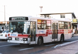 【 バス写真 Lサイズ 】 西鉄 懐かしの赤バス1986年式 ■ ２６ ■ ８枚組_8025久留米22か0995
