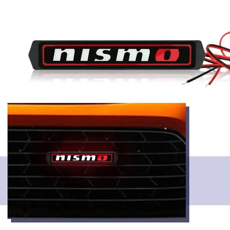 新型！ NISMO LEDエンブレム イルミネーション ニスモ 日産 NISSAN ニッサン スカイライン ノート フェアレディZ