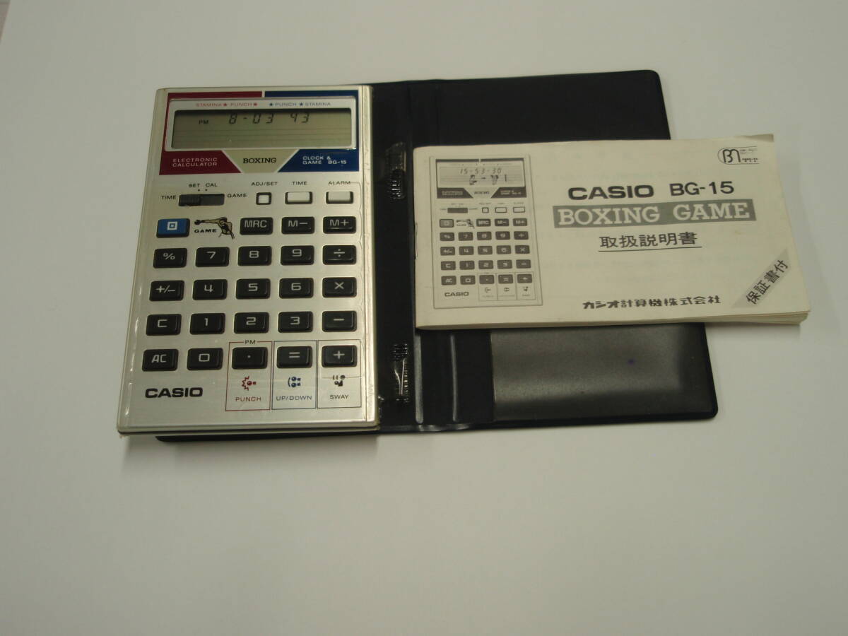 カシオ計算機株式会社 CASIO ボクシング電卓 BG-15の画像2