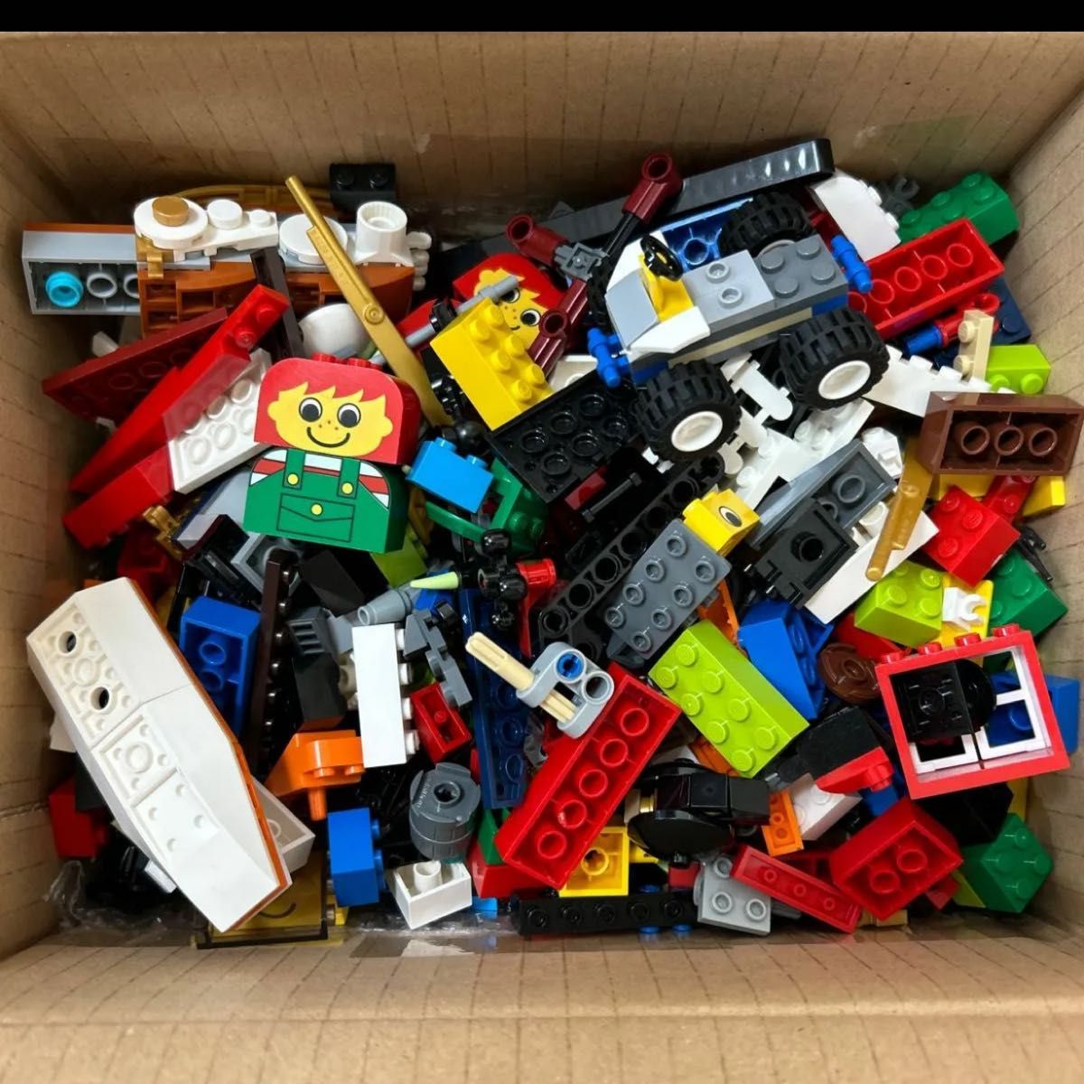 ①レゴ LEGO いろいろなパーツ 詰め合わせ　60までのサイズ1箱分