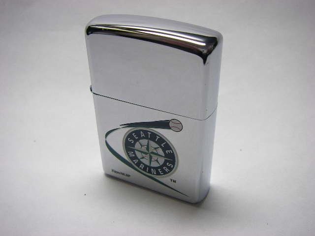 2001年製造 未使用品 ZIPPO シアトルマリナーズ　MLBP公認商品_画像1