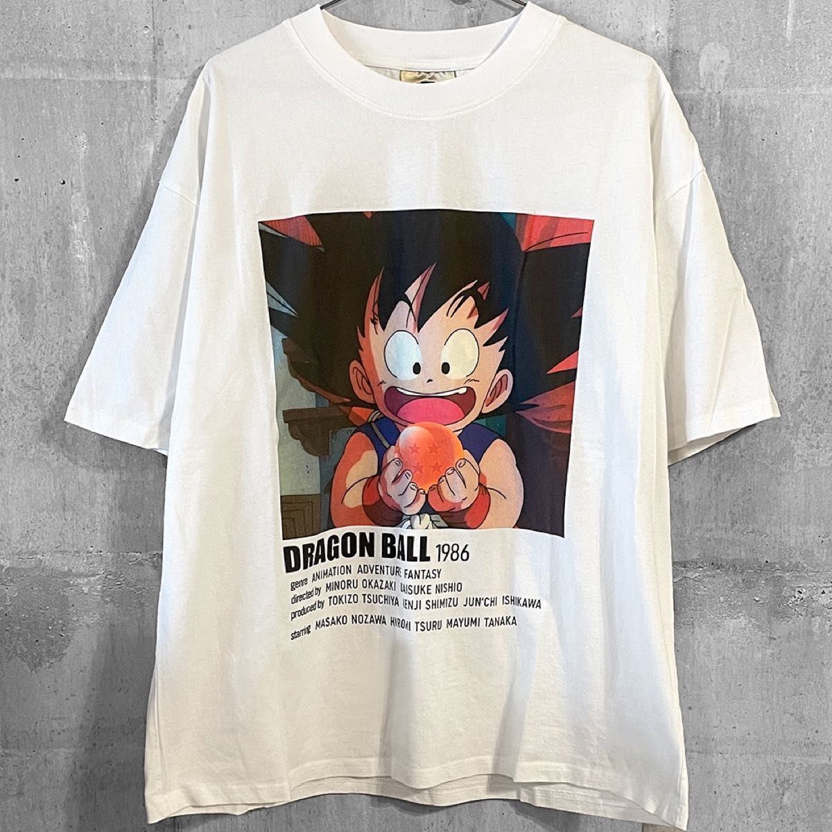 ドラゴンボール　孫悟空　アニメ　漫画　映画　鳥山明　半袖Tシャツ　バンドT