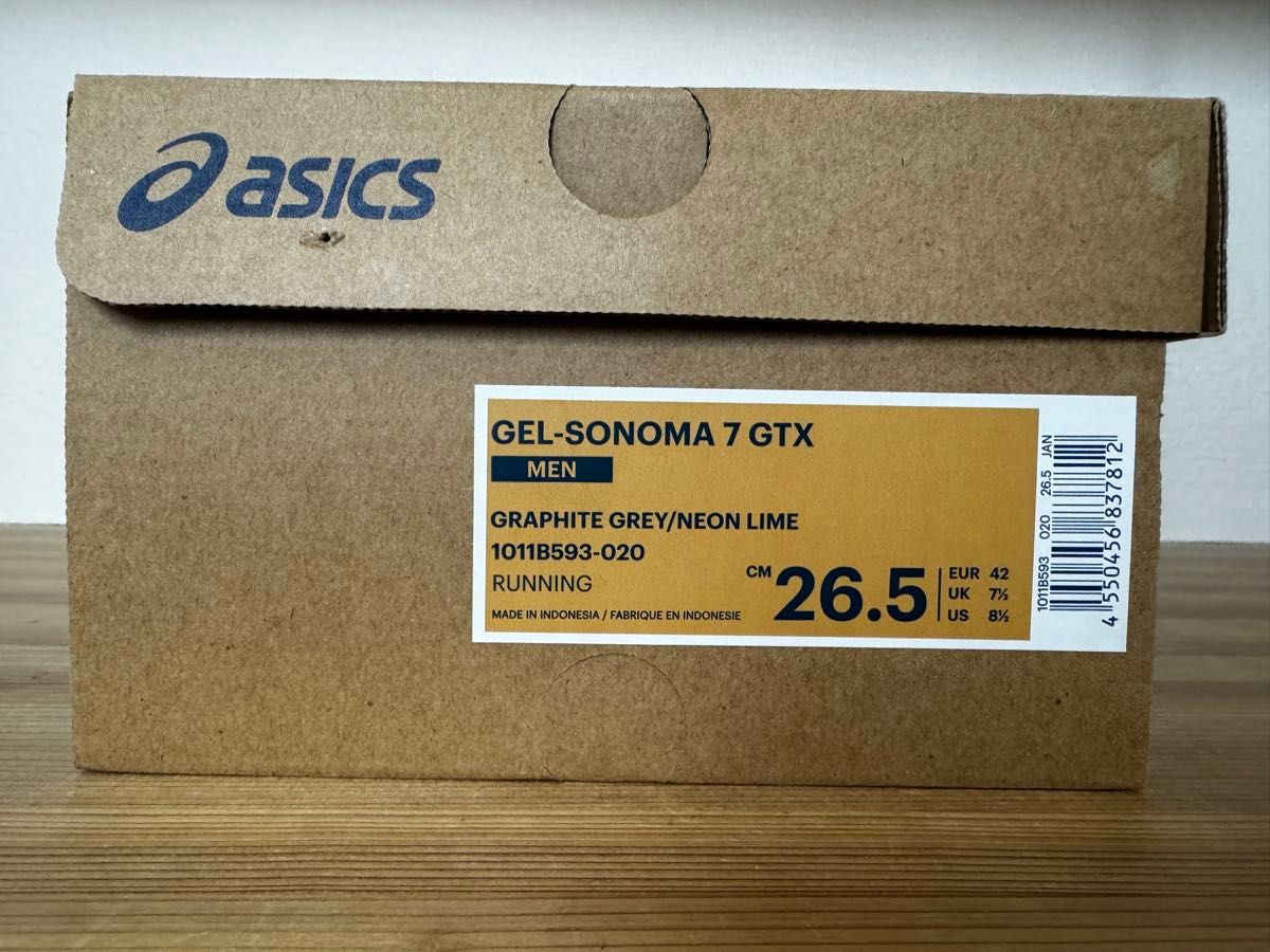 【最終価格】asics GEL-SONOMA 7 GTX 26.5c アシックス トレラン