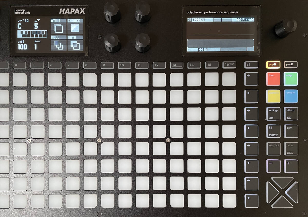 squarp instruments hapax midi cv シーケンサーの画像2