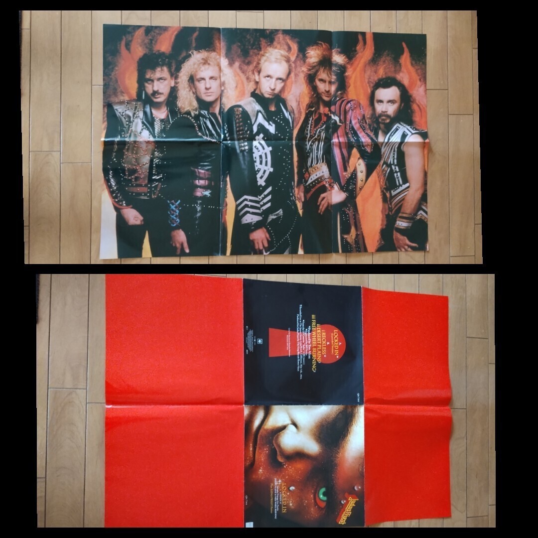 Judas Priest ジューダス プリースト/Locked In■UK盤,Vinyl.LP■CBS/ QTA 7144■HR/HM,Hard Rock,Heavy Metal■1986の画像6