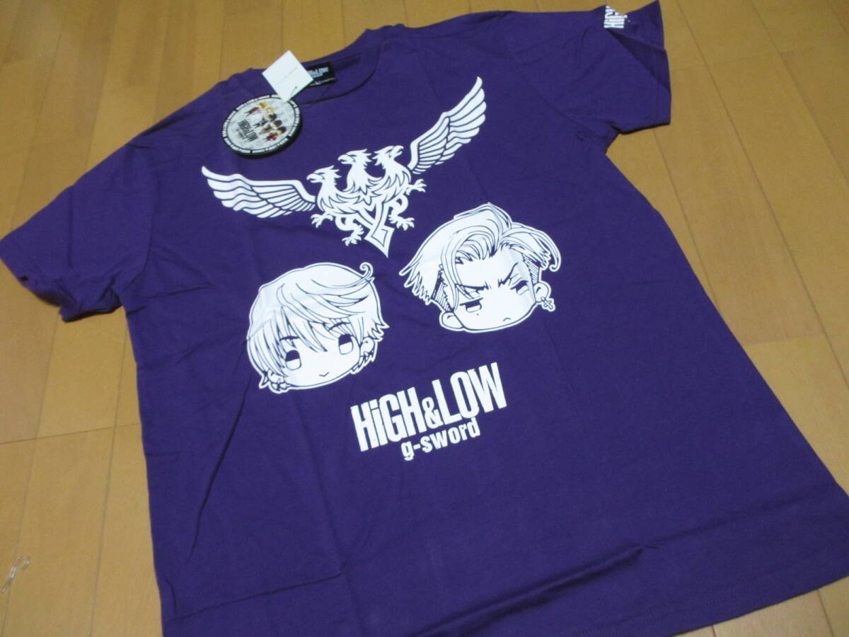 ◆◆◆HIGH&LOW ◆半袖Tシャツ【L】サイズ紫◆◆◆_画像1