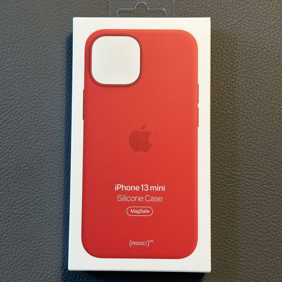[新品未開封]Apple純正 国内正規品 iPhone 13 mini シリコンケース MagSafe 対応 (PRODUCT)RED MM233FE/Aの画像1