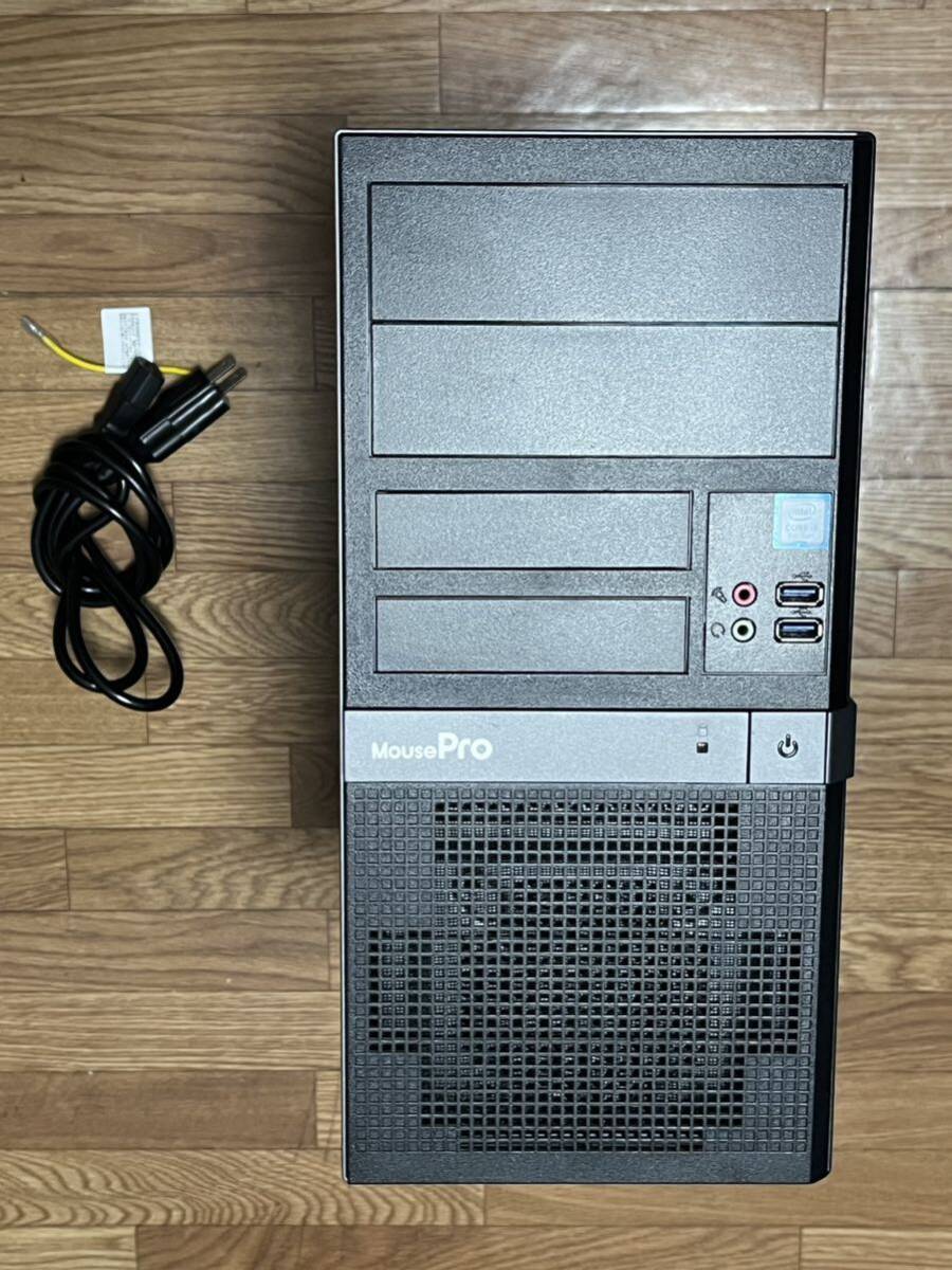 マウスパソコン 自作BTO PC ケースMSI Z390M-S01 マザーボード 700W電源付き 、水冷付き●y03の画像1
