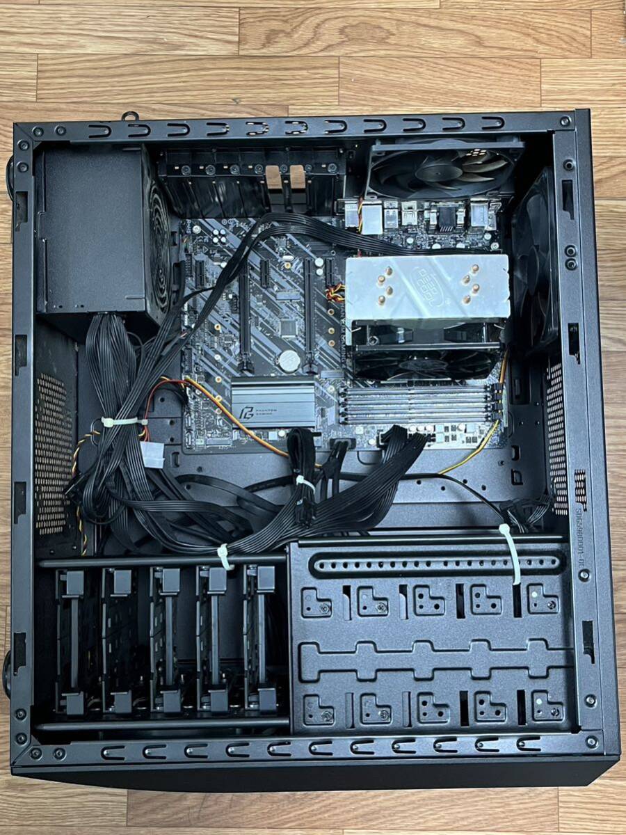 自作BTO GALLERIA PC ケースASROCK Z390 PHANTOM GAMING4 マザーボード 650W電源 、DVD-RW 付き ●y07の画像1