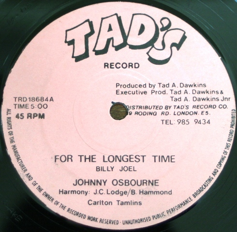 【Reggae Cover】JOHNNY OSBOURNE - FOR THE LONGEST TIME_画像1