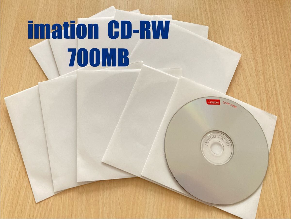 【未使用品】CDRW80AX50E  imation  CD-RW 700MB 1x-4x Compatible  10枚セット