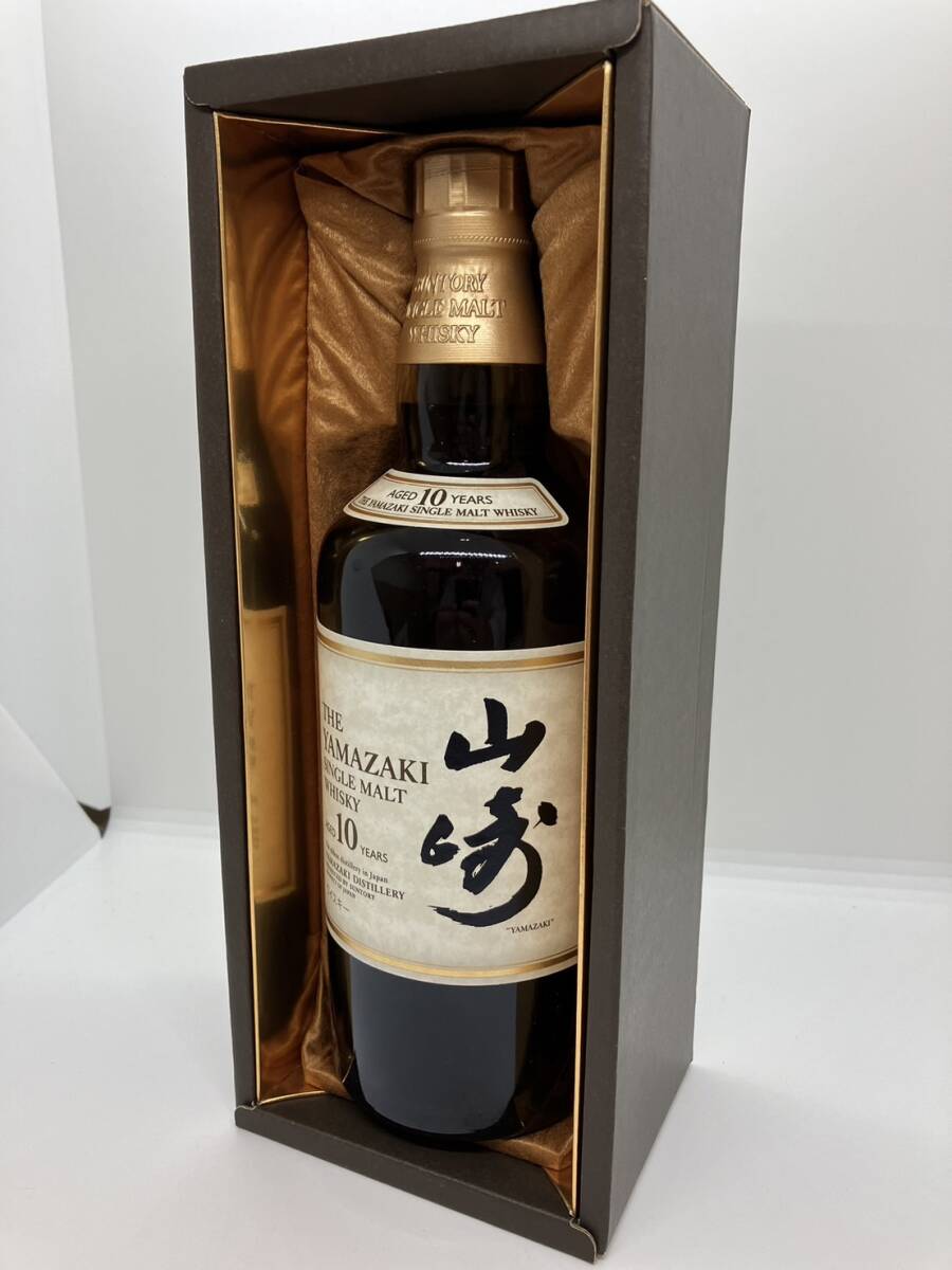  ☆【未開封】山崎 10年 SINGLE MALT WHISKY シングルモルトウイスキー SUNTORY サントリー 700ml ホワイトラベル☆の画像3