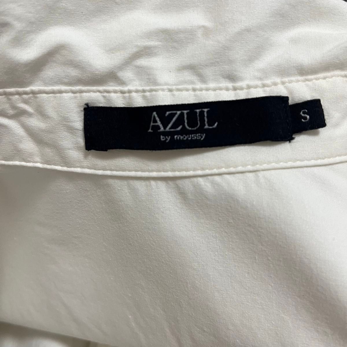 AZUL by moussy  シャツ　ドロップショルダー　ロング丈　ワンピース