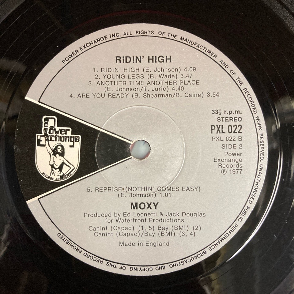 MOXY / RIDIN' HIGH (UK-ORIGINAL)_画像4