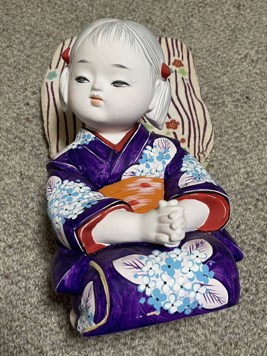 博多人形 はかた人形 女の子 陶器 置物 伝統工芸の画像5