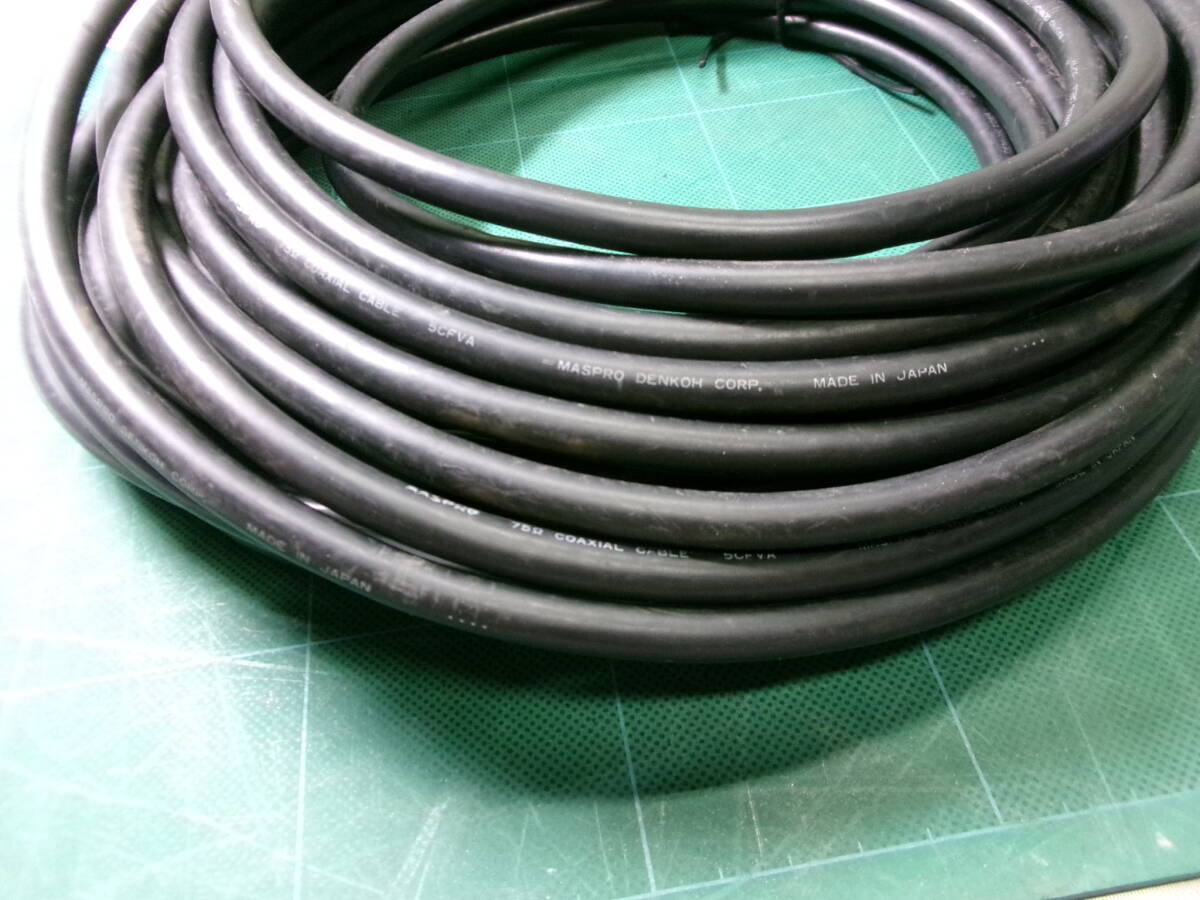 #BNC-11-1 BNC-BNC 75Ω 5CFVA MASPRO coaxial cable length approximately 14m operation not yet verification secondhand goods 