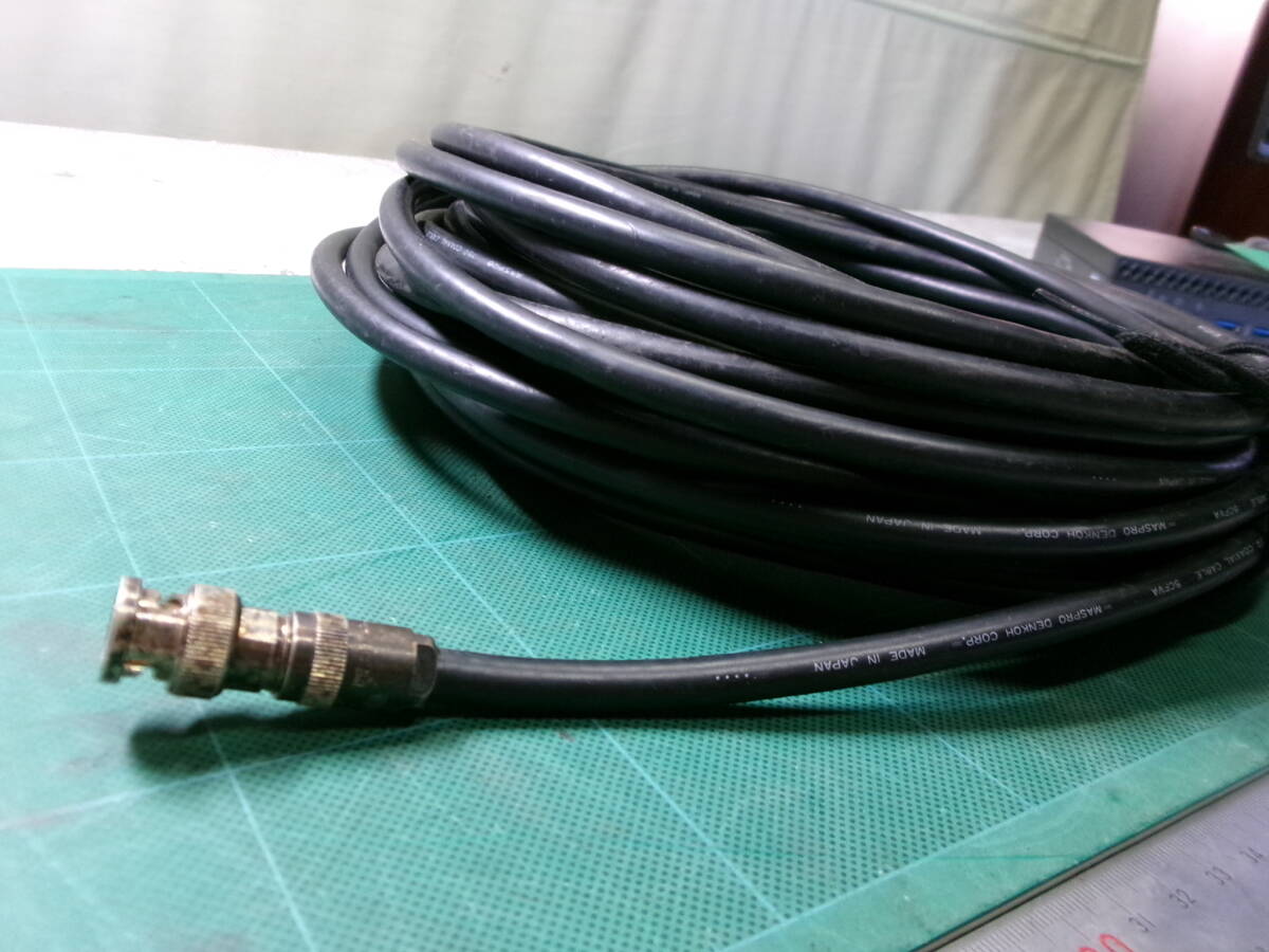 #BNC-11-1 BNC-BNC 75Ω 5CFVA MASPRO coaxial cable length approximately 14m operation not yet verification secondhand goods 