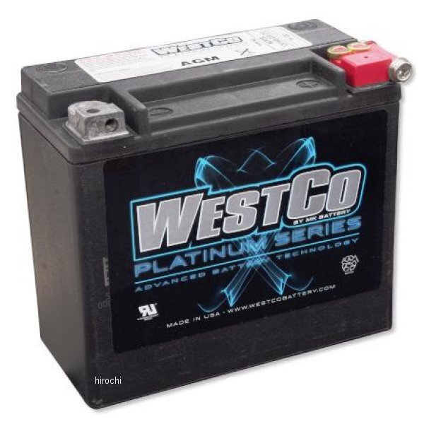 WCP20L ウエストコ WESTCO バッテリー Platinum 12V/18Ah YTX20L-BS、YB18L-A互換品_画像1