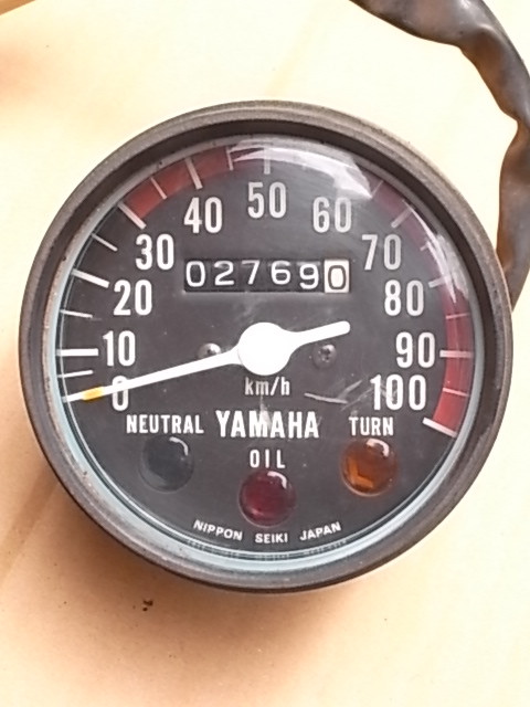 ヤマハ GT80 スピードメーター だと思いますの画像2