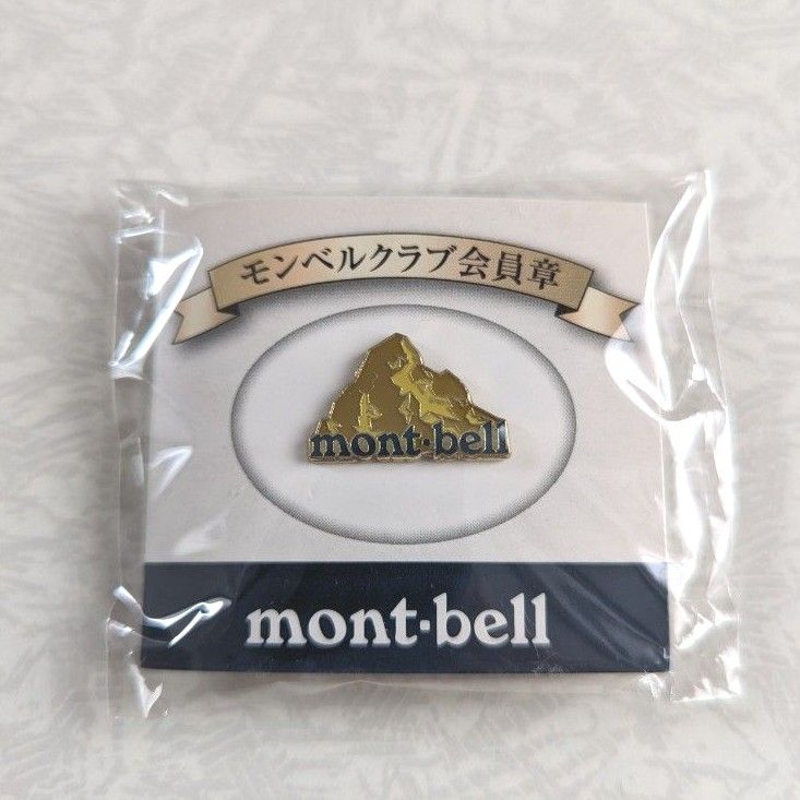 モンベル ピンバッジ mont-bell
