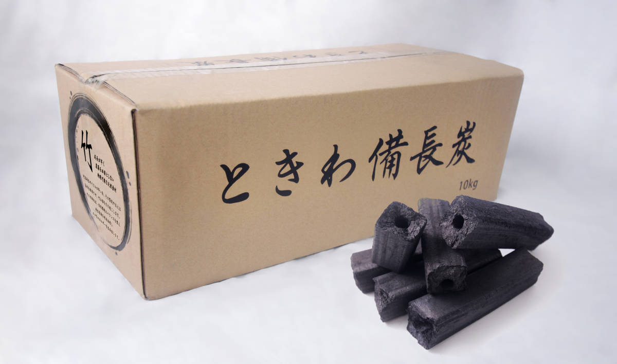 1650 jpy 10KG coal briquettes bamboo binchotan yakiniku . bird . fish BBQ charcoal fire . cooking general time . binchotan 
