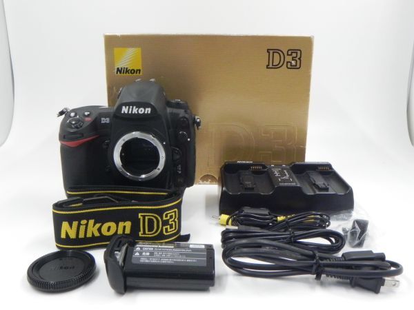 【美品 箱付】 Nikon ニコン D3 ボディ 一部動作確認済み