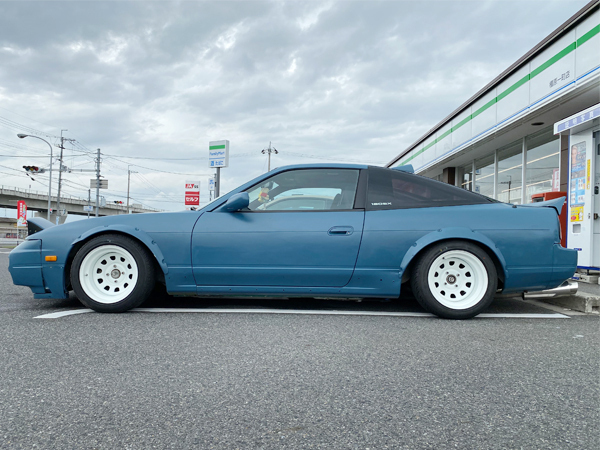 15インチ 鉄ちんホイール 8J オフセット-38 4穴 PCD114.3 CB73.1 TE27 TE71 AE86 旧車 車高短 ホワイト レビン トレノ サニトラ 2本_画像6