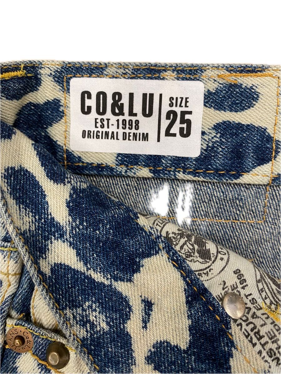 ココルル　リアルレオパードデニム　25インチ　CO&LU cocolulu