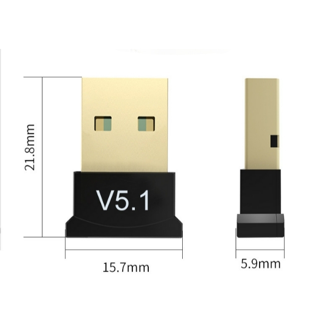  Bluetooth adapter 5.1 2.4GHｚ USBブルートゥースアダプター ドングル レシーバー 管理番号765の画像4