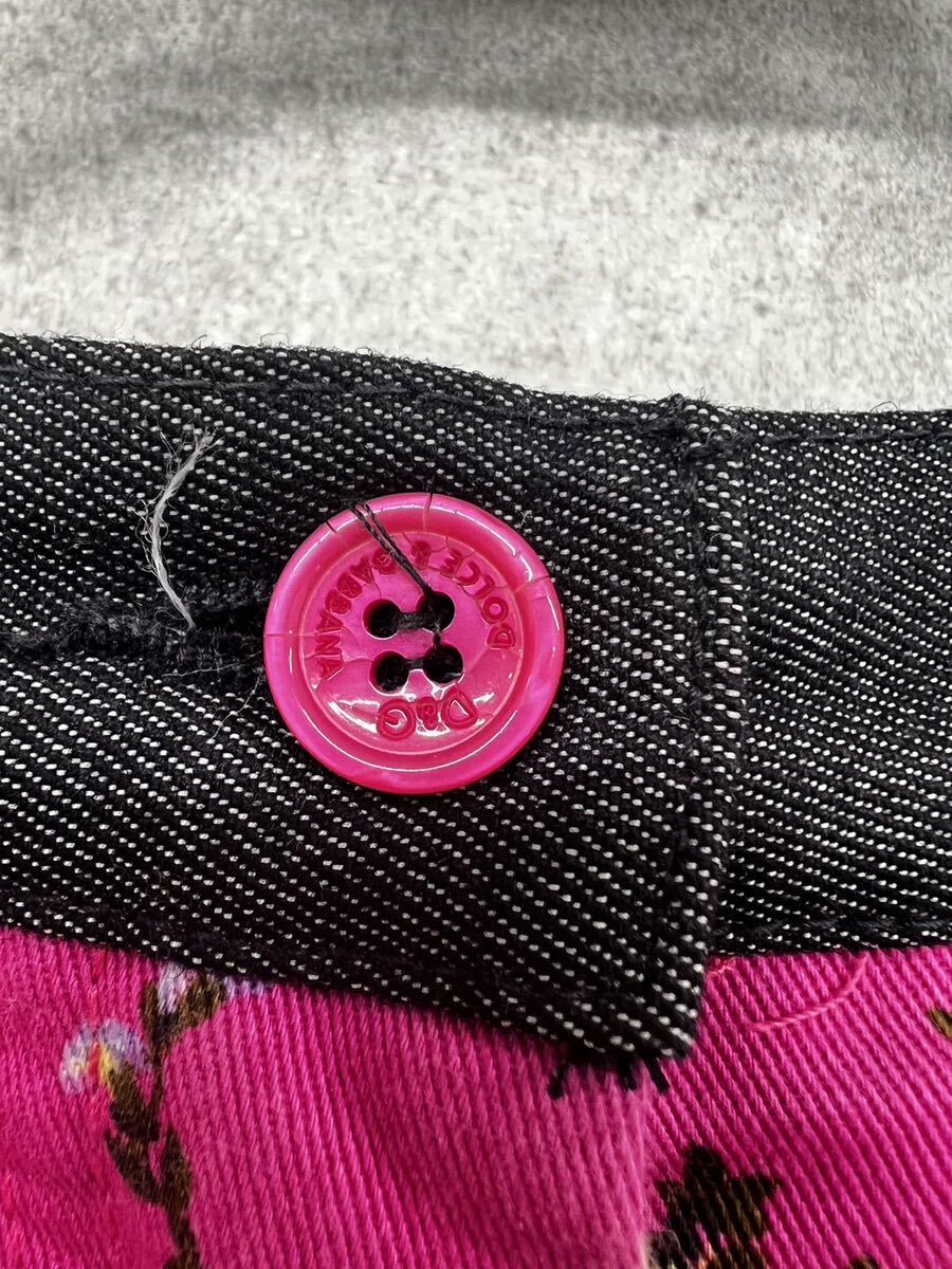 [0445]D&G ドルガバ ローズ柄 総柄 セットアップ ピンク 上下の画像6